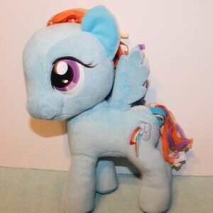 2012 Hasbro My Little Pony Plush Blue Rainbow Dash 10 "